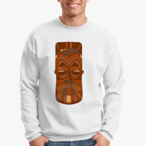 Свитшот Африканская деревянная маска