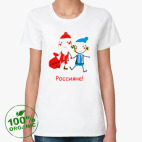 Женская футболка органик