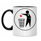 Кружка двухцветная