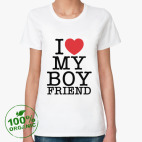 Женская футболка органик