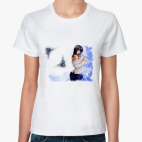 Женская футболка, белая