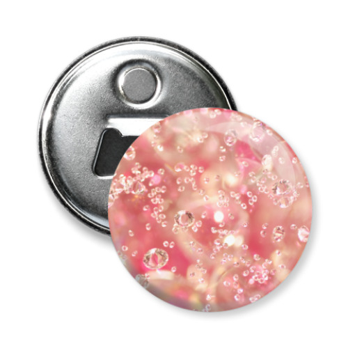 Магнит-открывашка с принтом гламур