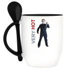 Кружка с ложкой