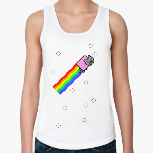 Женская майка Nyan Cat