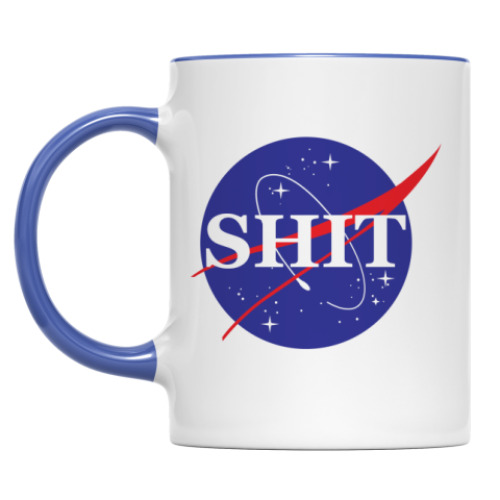 Кружка SHIT (Пародия NASA)