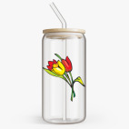 Банка с бамбуковой крышкой