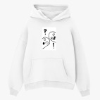 Толстовка худи оверсайз