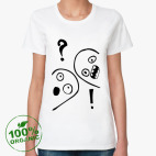 Женская футболка органик