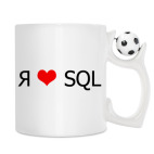 Кружка с футбольным мячиком