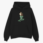 Толстовка худи оверсайз