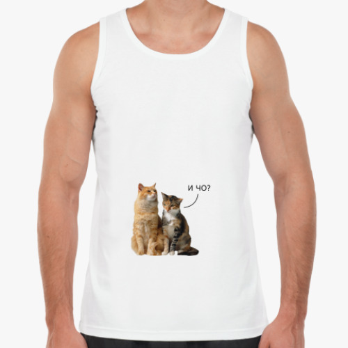 Майка с принтом И чо?