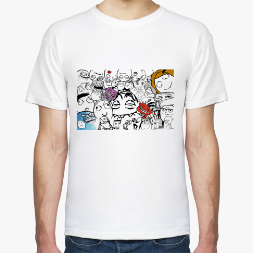 Футболка с принтом Forever alone