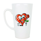 Кружка латте (510 мл) Сердце