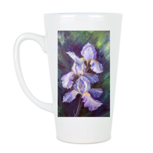 Чашка Латте Три ириса