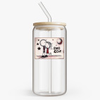 Банка с бамбуковой крышкой