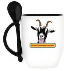 Кружка с ложкой