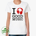 Женская футболка органик