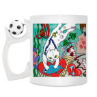 Кружка с футбольным мячиком