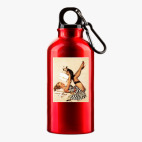 Металлическая бутылка 400 мл UV-DTF