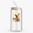 Банка с бамбуковой крышкой