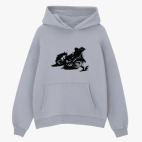 Толстовка худи оверсайз