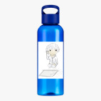 Прозрачная спортивная бутылка