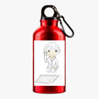 Металлическая бутылка 400 мл UV-DTF