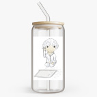 Банка с бамбуковой крышкой