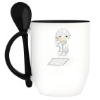 Кружка с ложкой