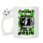 Кружка с футбольным мячиком
