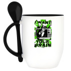 Кружка с ложкой