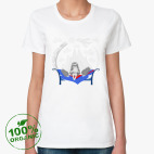 Женская футболка органик