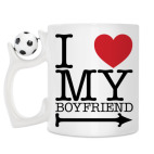 Кружка с футбольным мячиком