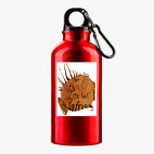 Металлическая бутылка 400 мл UV-DTF