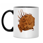 Кружка двухцветная