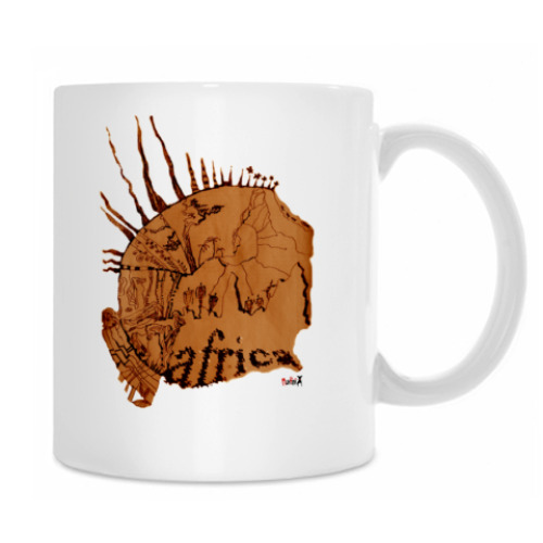 Кружка с принтом AFRICA