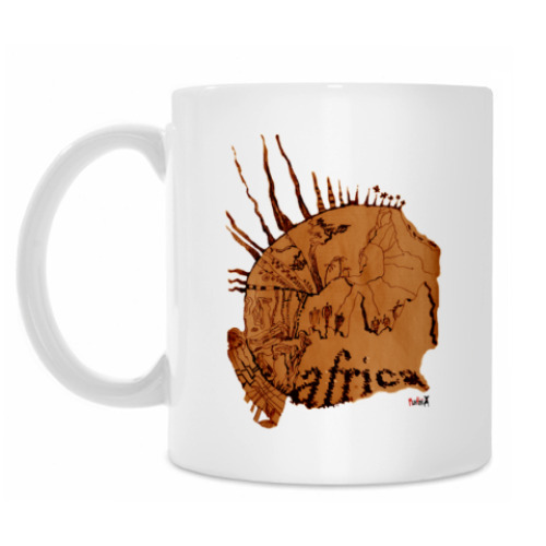 Кружка с принтом AFRICA