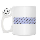 Кружка с футбольным мячиком