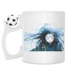 Кружка с футбольным мячиком