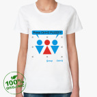 Женская футболка органик