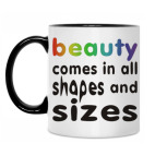 Двухцветная кружка beauty comes in all…