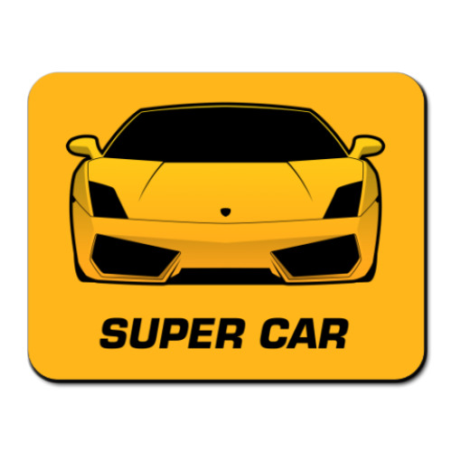 Коврик для мыши с принтом Super car