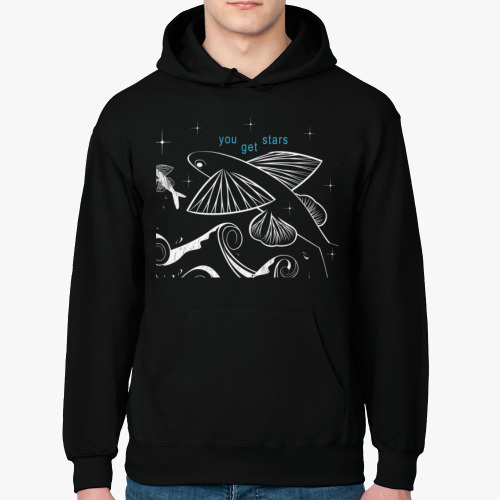 Толстовка худи ЛЕТУЧИЕ РЫБЫ. You have wings