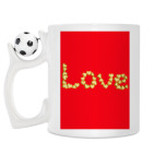 Кружка с футбольным мячиком