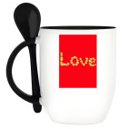 Кружка с ложкой