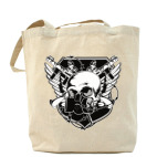 Skull Gun Холщовая сумка