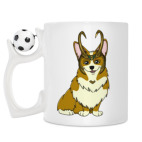 Кружка с футбольным мячиком