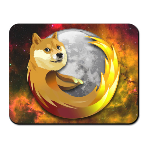 Коврик для мыши Doge Firefox