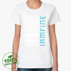 Женская футболка органик