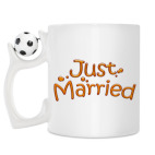 Кружка с футбольным мячиком